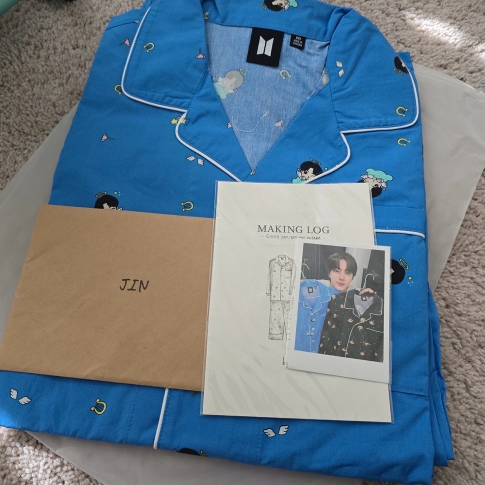 BTS Jin Pajama Set - Good Day